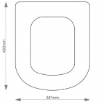 Sottini Reprise Solid Wood Replacement Toilet Seat & Cover Soft Close BBSC.SOT.REP