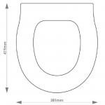 Sottini Swirl Solid Wood Replacement Toilet Seat & Cover BB.SOT.SWI.BHF
