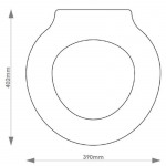 Thomas Crapper The Venerable Solid Wood Replacement Toilet Seat & Cover BB.THO.THE
