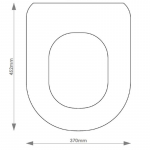 Topravit Mansion Solid Wood Replacement Toilet Seat & Cover Soft Close BBSC.TOP.MAN