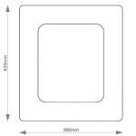 Topravit Prism Solid Wood Replacement Toilet Seat & Cover Soft Close BBSC.TOP.PRI.BHF