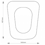 Twyford Debut Solid Wood Replacement Toilet Seat & Cover BB.TWY.DEB