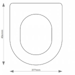 Twyford Pure Solid Wood Replacement Toilet Seat & Cover BB.TWY.PUR