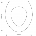 Villeroy & Boch Aveo  Solid Wood Replacement Toilet Seat & Cover BB.VIL.AVE.BHF