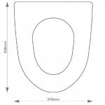 Villeroy & Boch Century Solid Wood Replacement Toilet Seat & Cover BB.VIL.CEN.BHF