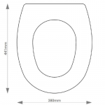 Villeroy & Boch Gran Garcia Solid Wood Replacement Toilet Seat & Cover BB.VIL.GRA