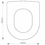 Villeroy & Boch Magnum Solid Wood Replacement Toilet Seat & Cover BB.VIL.MAG
