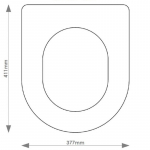 Villeroy & Boch Subway Solid Wood Replacement Toilet Seat & Cover Soft Close BBSC.VIL.SUB.BHF
