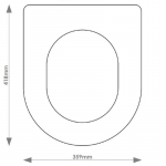 Villeroy & Boch Sunberry Solid Wood Replacement Toilet Seat & Cover BB.VIL.SUN.BHF