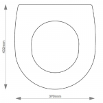 Villeroy & Boch Viala Solid Wood Replacement Toilet Seat & Cover BB.VIL.VIA