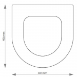 Villeroy & Boch Zenith Solid Wood Replacement Toilet Seat & Cover BB.VIL.ZEN.BHF