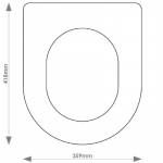 Vitra Calm Solid Wood Replacement Toilet Seat & Cover BB.VIT.CAL.BHF