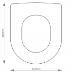Vitra Luna Solid Wood Replacement Toilet Seat & Cover BB.VIT.LUN