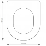 Vitra S50 Solid Wood Replacement Toilet Seat & Cover BB.VIT.S50.BHF