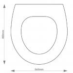 Vitra Sunrise Solid Wood Replacement Toilet Seat & Cover BB.VIT.SUN