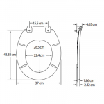 Bemis Kensey Commercial Standard Close Toilet Seat Only Colour Option 108061