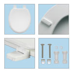 Bemis Chicago Standard Close STA-TITE Toilet Seat & Cover White 5000ART000