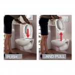 Bemis Push N'Clean Classic Soft Close STA-TITE Toilet Seat & Cover White 2320PNCTF000