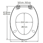 Bemis Vegas Standard Close STA-TITE Toilet Seat & Cover White 4403CPT000