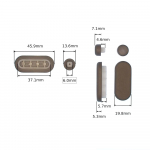 Bauhaus Stream 2 RG6105W Replacement Seat Buffer Set - BF6105EA1