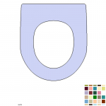 B&Q Cook & Lewis Luciana Soft Close Replacement Toilet Seat & Cover Lacquered Wood CHSC-BQ-LUC