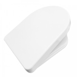 EuroShowers D Shape Multi Adult and Child Soft Close Toilet Seat White 83080