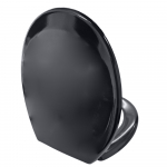 EuroShowers Rainbow Soft Close Toilet Seat & Cover Black 84490