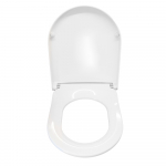 Pressalit 3 Soft Close With Lift-Off Top Fixing Toilet Seat & Cover White 684000-D77999