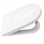 Pressalit T Soft D Soft Close Top Fixing Toilet Seat & Cover White 744000-D02999