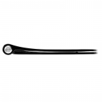 Pressalit Sway Uni Soft Close With Lift Off Top Fixing Toilet Seat & Cover Black 970001-BL6999