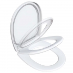 Bemis Click & Clean Silence Soft Close Toilet Seat and Cover White 2350CNCTF000