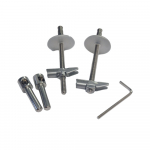 Ideal Standard Playa Standard Close Toilet Seat Hinge Set Chrome J4665BJ