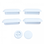 GSI Kube / Norm Toilet Seat & Cover Buffer Set Light Grey HGM2
