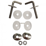 Duravit D-Code Compact Toilet Seat Hinge Set 0061391099