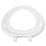 Twyford Sola School Seat Only Ring With Top Fix Stainless Steel Hinge - SA1306WH-White