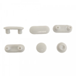 Gala Street Urea Toilet Seat And Cover Buffer Set White 5427100