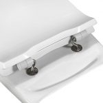 Pressalit Objecta Pro Polygiene Standard Close Bottom Fixing Toilet Seat & Cover Black 990111-DF7999