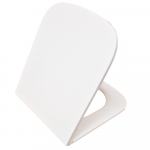 Rak Ceramics Series 600 Thin Soft-Close Toilet Seat & Cover With Quick Release White - RAKSEAT017