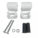 Celmac Plastic Top Fix Hinge Set FTF11WH-White