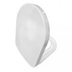 B&Q Cooke & Lewis Alexas Soft Close Quick Release Toilet Seat & Cover White PQHA1288