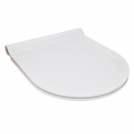 Saneux Jones Mini Slim Soft Close Seat & Cover White MS76SN11