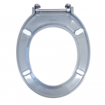 Twyford Avalon Standard Close Toilet Seat Ring Only Grey AV7886GY