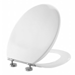 Pressalit Projecta Plus Standard Close Bottom Fixing Toilet Seat & Cover White 54011-BZ1999