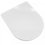 FixRite D-Line Short Fit Soft Close Toilet Seat & Cover White FR125200