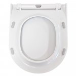 Cersanit Zen Slim Soft Close Quick Release Toilet Seat & Cover White K98-0221