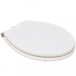 Premier Carlton Wooden Soft Close Quick Release Toilet Seat & Cover White NLS199