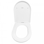 EuroShowers PP D TwentyOne Soft Close Toilet Seat & Cover White 87390