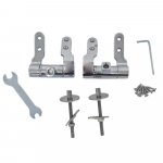 Kerasan Waldorf Soft Close Toilet Seat Hinge Set Chrome R108A15