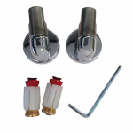 Gala Marina Soft Close Toilet Seat Hinge Set 5381200
