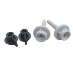 Bemis New Smart Lift Soft Close 1/4-20 Replacement Toilet Seat Hinge Set - HG3608997-Chrome